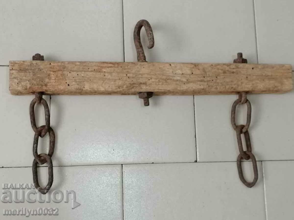 Old wooden hanger wood chain wooden with price 49.00 BGN | € 25.05 Old wooden hanger wood chain wooden with price 49.00 BGN | € 25.05