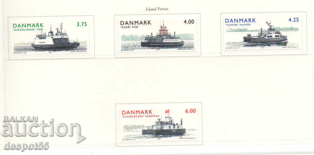 2001. Denmark. Ferries.