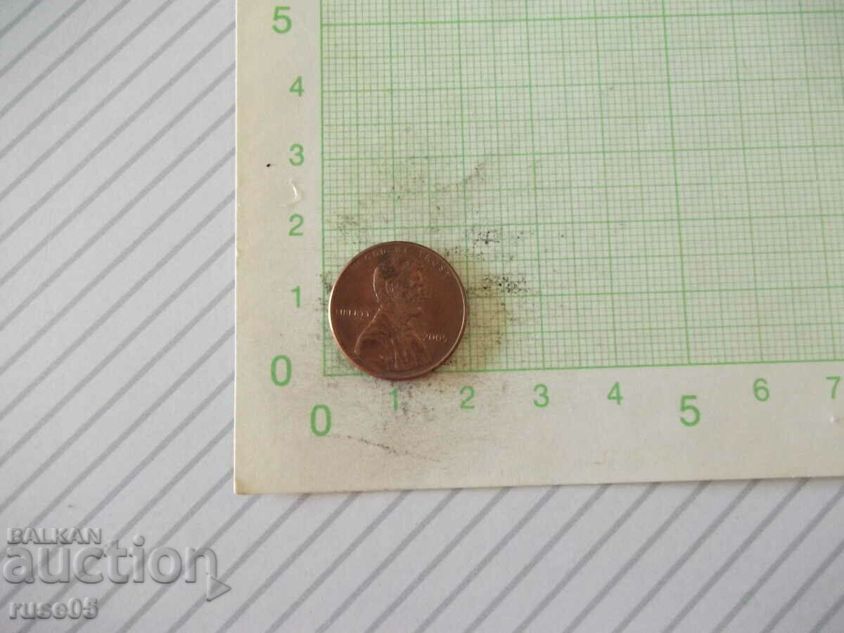 Coin "ONE CENT - USA - 2005" with price 5.00 BGN | € 2.56 Coin "ONE CENT - USA - 2005" with price 5.00 BGN | € 2.56