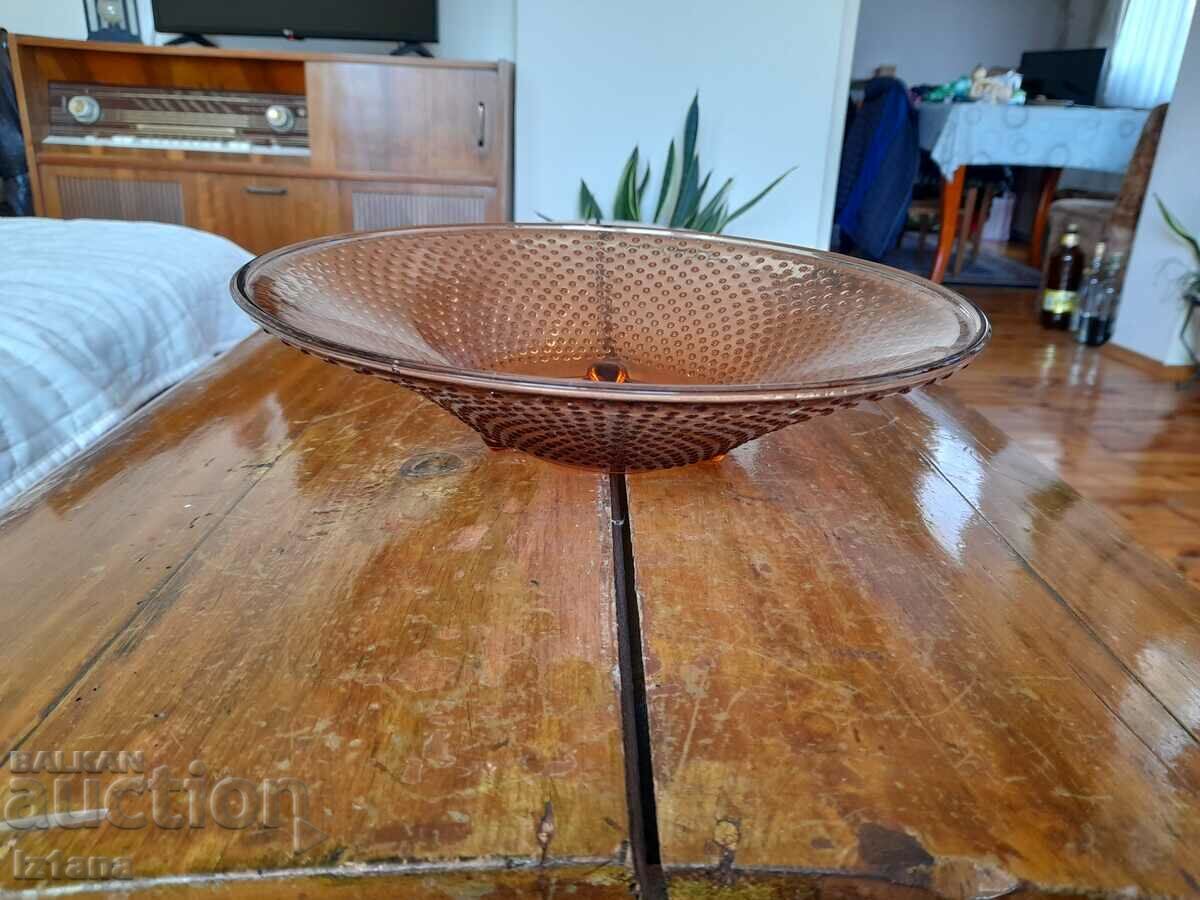 Fructera veche din sticlă