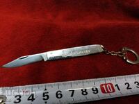 OLD BULGARIAN POCKET KNIFE-LARGE THORN-KEY HOLDER