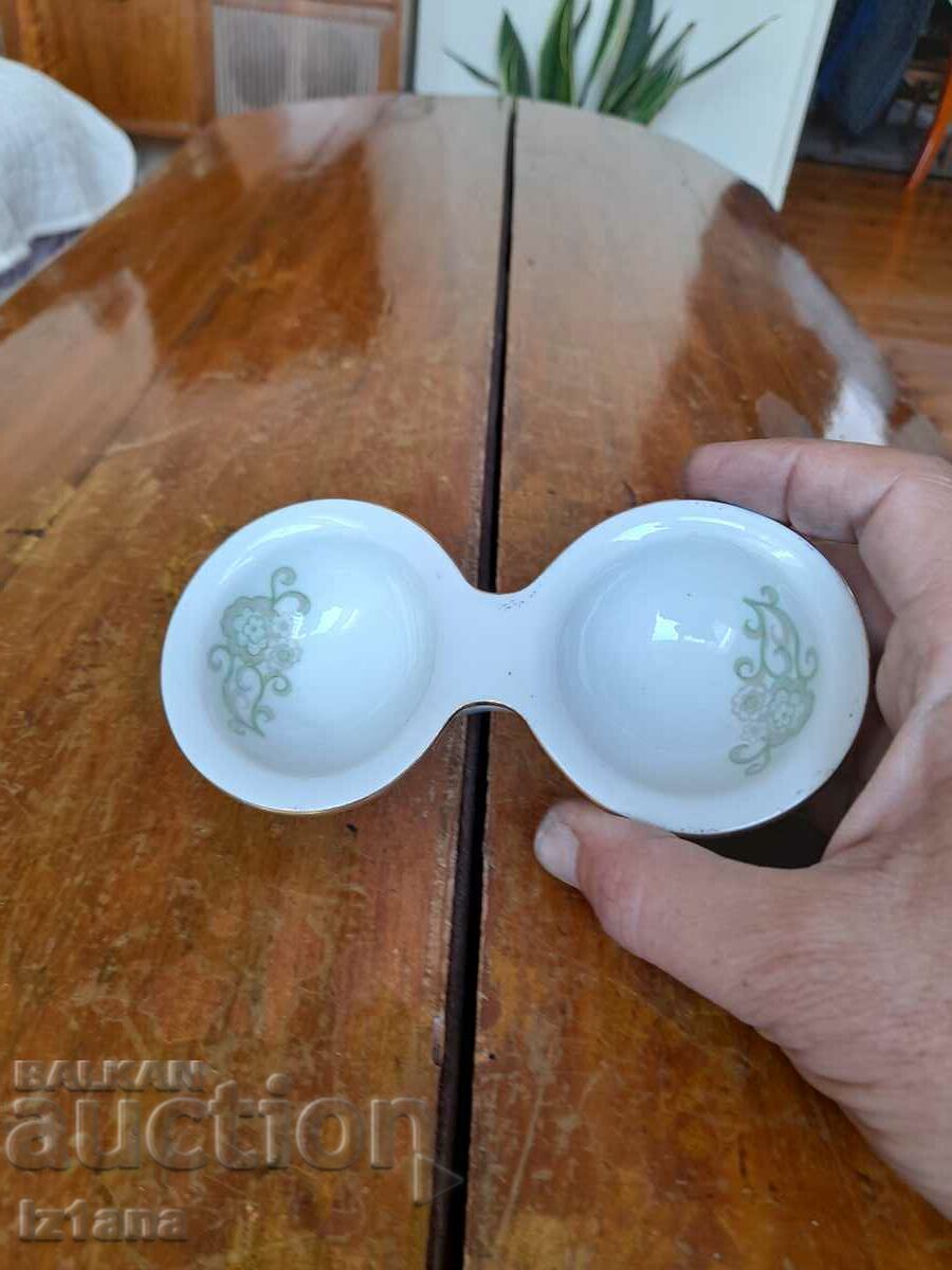 Old porcelain salt shaker with price 18.00 BGN | € 9.20