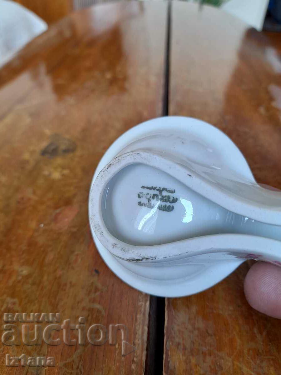 Old porcelain salt shaker - 5