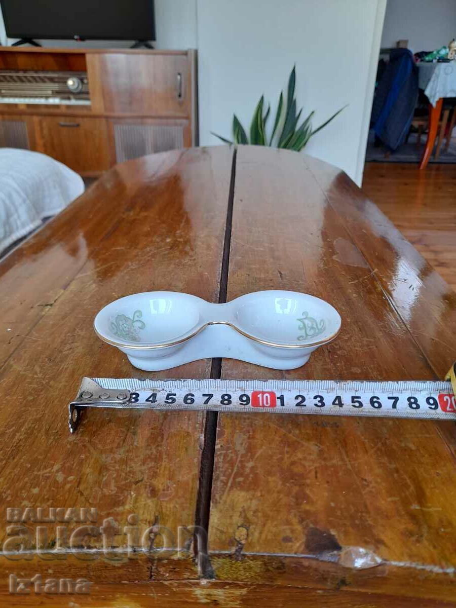 Old porcelain salt shaker - 6