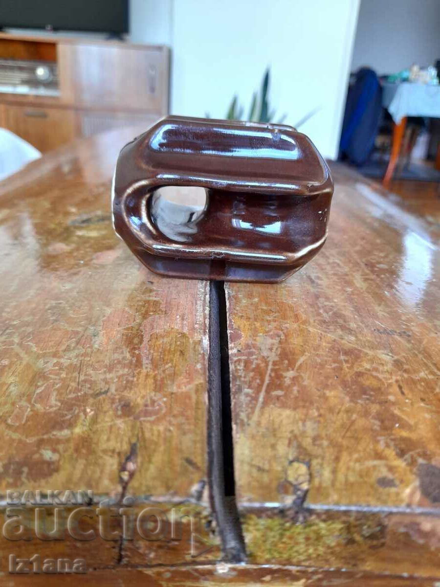 Old porcelain antenna insulator - 5 Old porcelain antenna insulator - 5