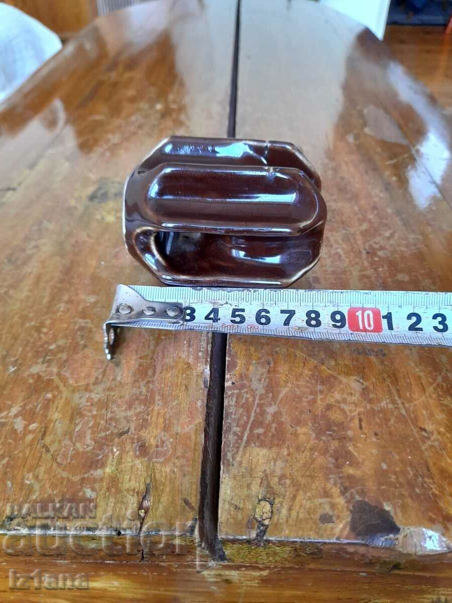 Old porcelain antenna insulator - 7 Old porcelain antenna insulator - 7