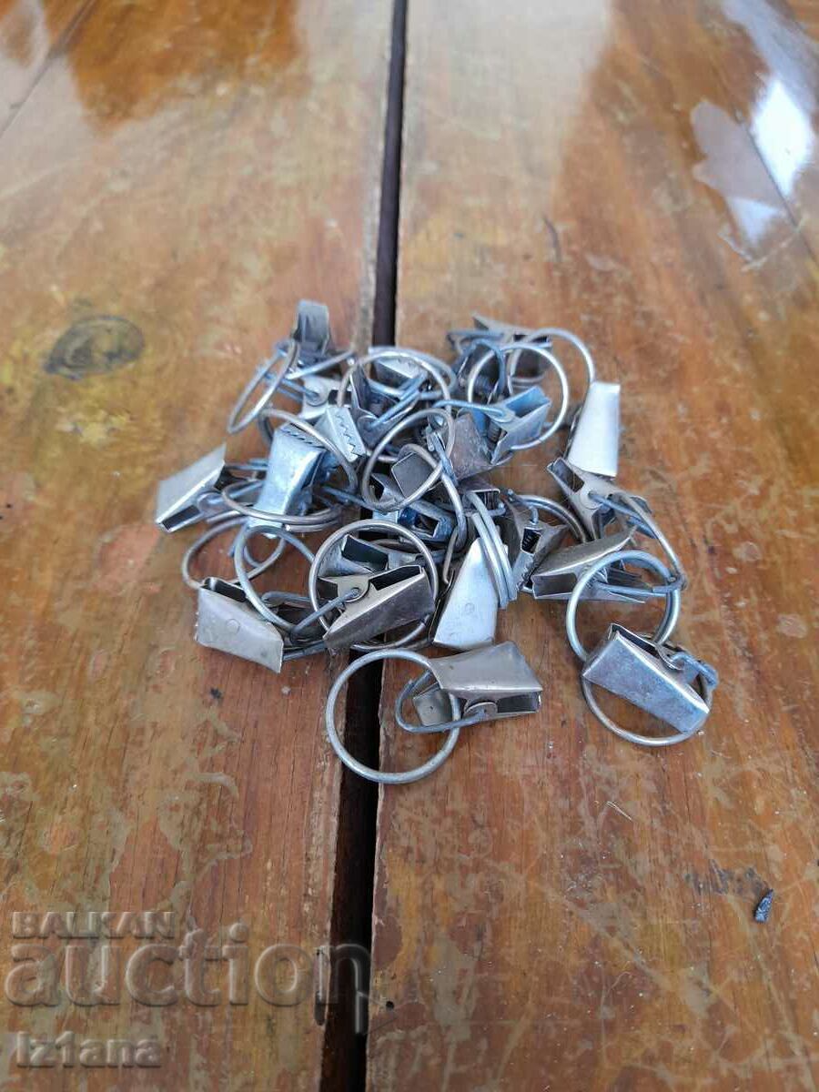 Old hooks, curtain hooks Old hooks, curtain hooks