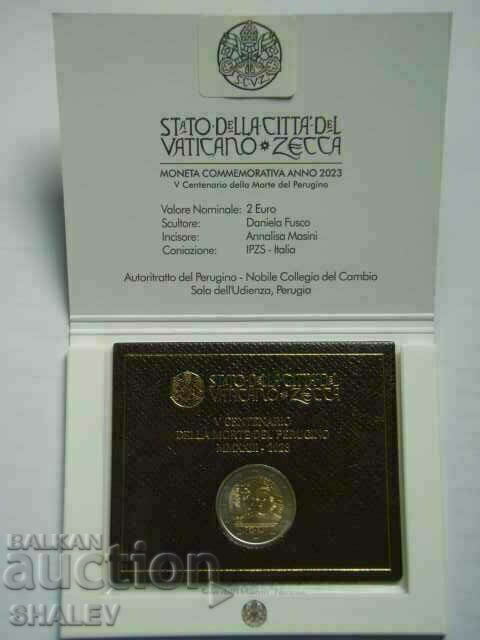 2 euro 2023 Vaticana "Perugino"(1) Vatican - Unc (2 euro) cu preț € 34.89 | 68.24 BGN