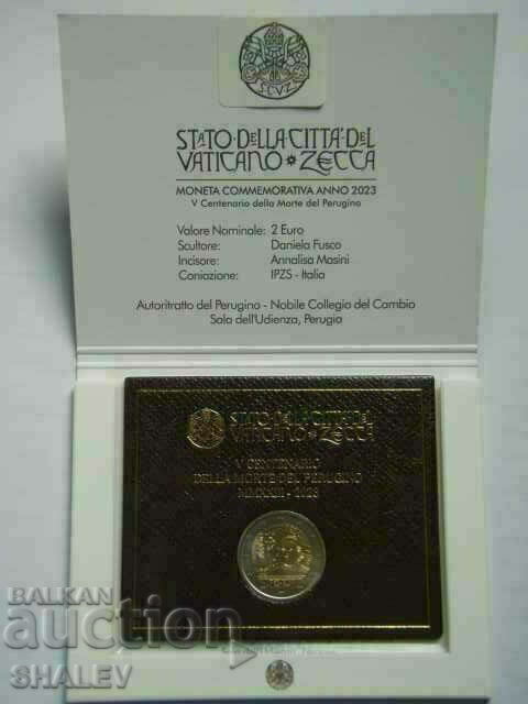 2 Euro 2023 Vaticana "Perugino"(1) Vatican City - Unc (2 Euro) with price 66.89 BGN | € 34.20