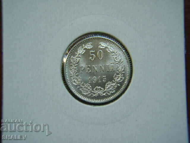 Доставка на 50 Pennia 1915 Finland (Финландия) /2/ - AU/Unc