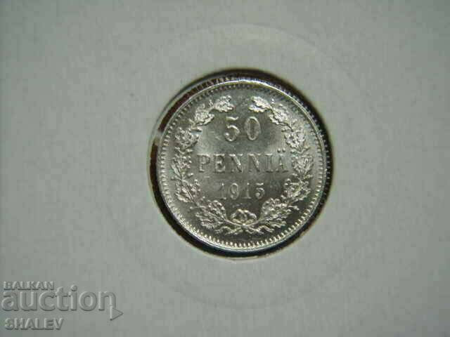 Auction 50 Pennia 1915 Finland /3/ - AU/Unc Auction 50 Pennia 1915 Finland /3/ - AU/Unc