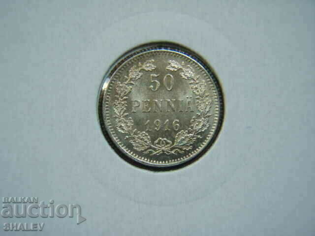 Licitație 50 Pennia 1916 Finlanda /3/ - AU/Unc Licitație 50 Pennia 1916 Finlanda /3/ - AU/Unc