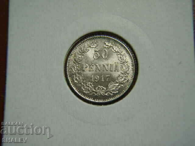50 Pennia 1917 Finland /1/ - AU/Unc with price 30.89 BGN | € 15.79 50 Pennia 1917 Finland /1/ - AU/Unc with price 30.89 BGN | € 15.79