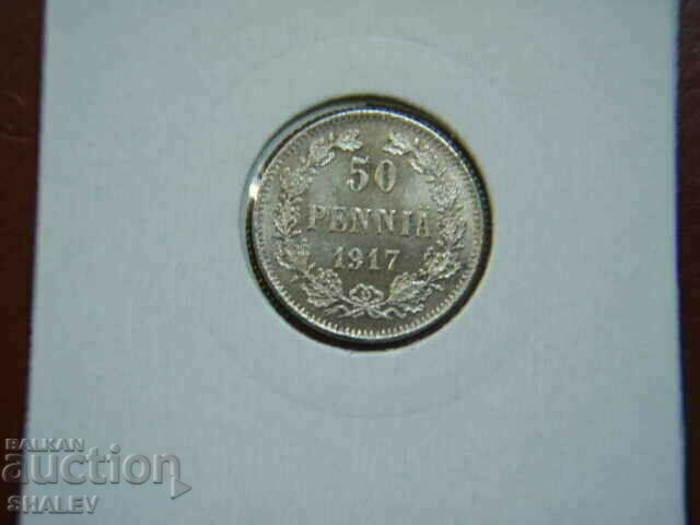 50 Pennia 1917 Finland /3/ - AU/Unc with price 30.89 BGN | € 15.79 50 Pennia 1917 Finland /3/ - AU/Unc with price 30.89 BGN | € 15.79