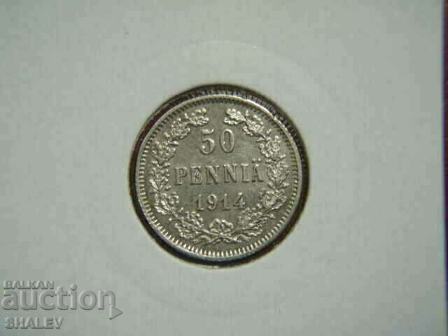 Livrarea 50 Pennia 1914 Finlanda - XF/AU Livrarea 50 Pennia 1914 Finlanda - XF/AU