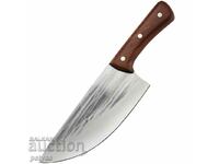 Wide kitchen knife / cleaver 195x310 mm hand forged