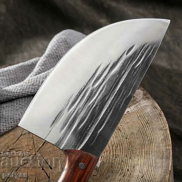 Delivery of Wide kitchen knife / cleaver 205x325 mm hand forged Delivery of Wide kitchen knife / cleaver 205x325 mm hand forged