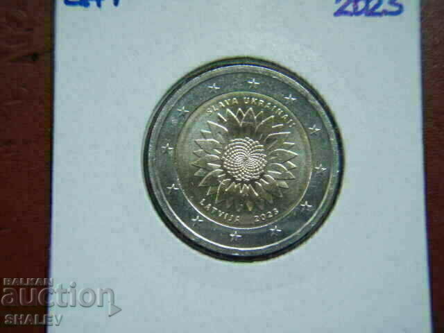Delivery of 2 euro 2023 Latvia "Ukranian flower" /Latvia/ - Unc (2 euro) Delivery of 2 euro 2023 Latvia "Ukranian flower" /Latvia/ - Unc (2 euro)