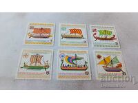 Postage stamps NRB Ancient ships