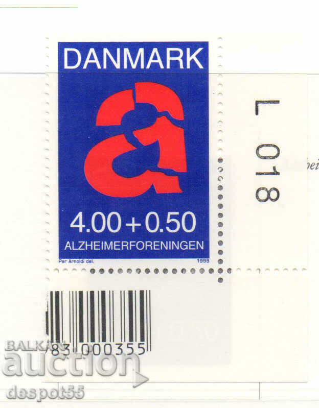 1999. Дания. 8-та годишнина на Обществото на Алцхаймер.