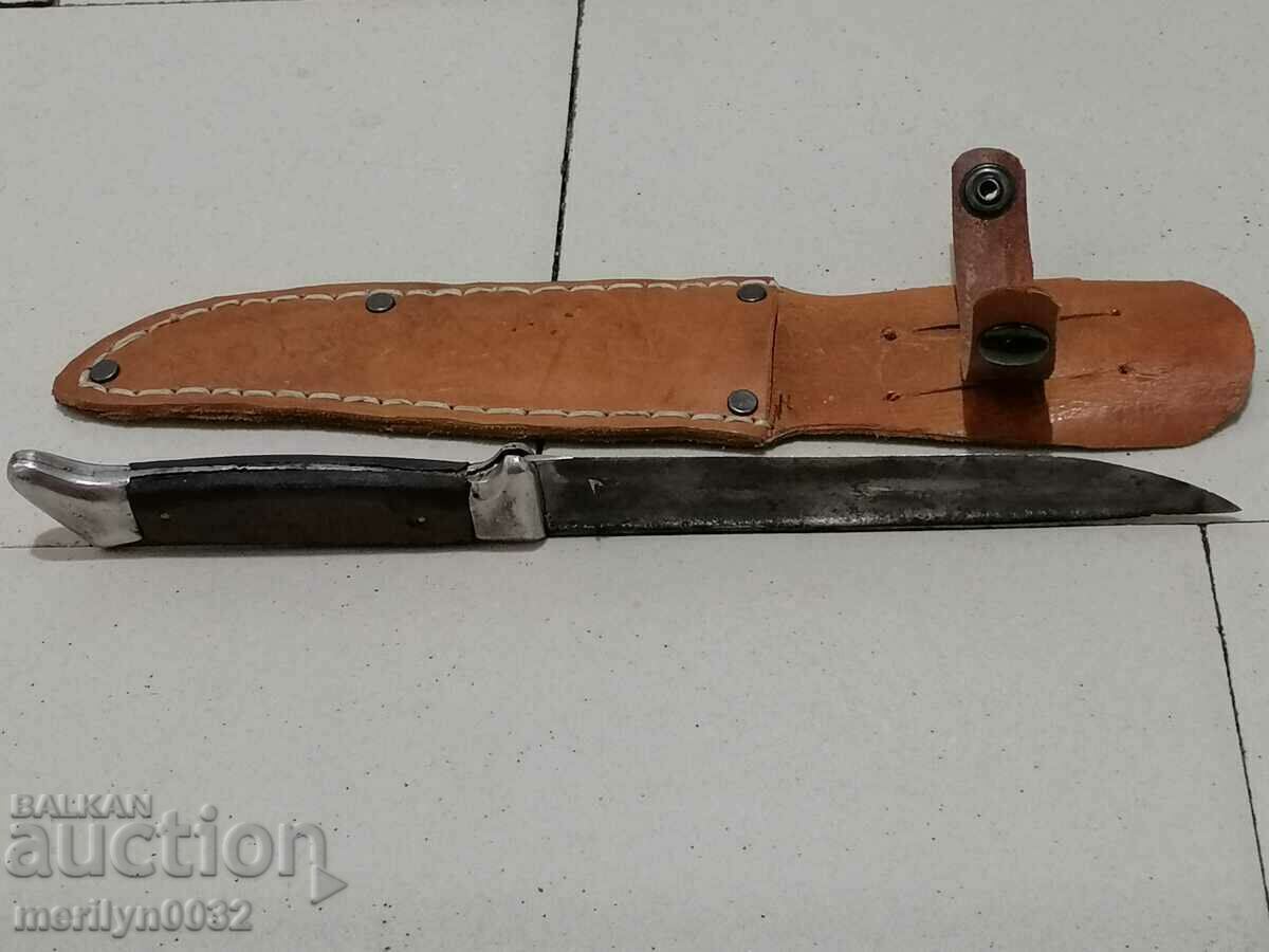 An old tourist knife with a dagger blade - 6 An old tourist knife with a dagger blade - 6