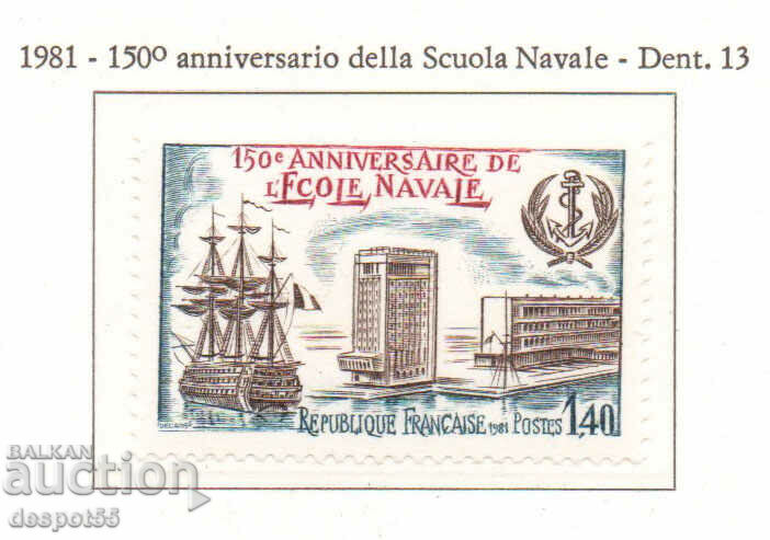 1981. Franţa. Aniversarea a 150 de ani a Academiei Navale.