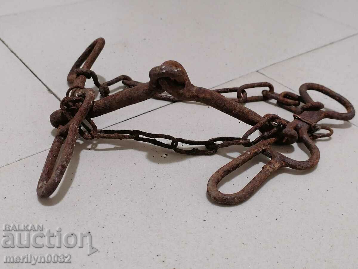 Hand forged horse bridle, wrought iron - 6