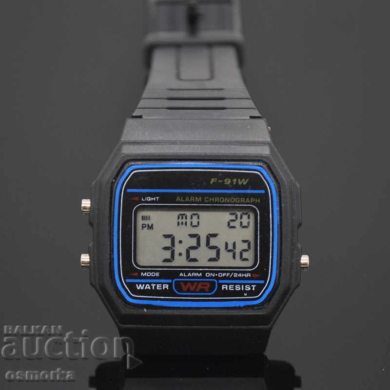 New electronic watch with a classic retro classic shape