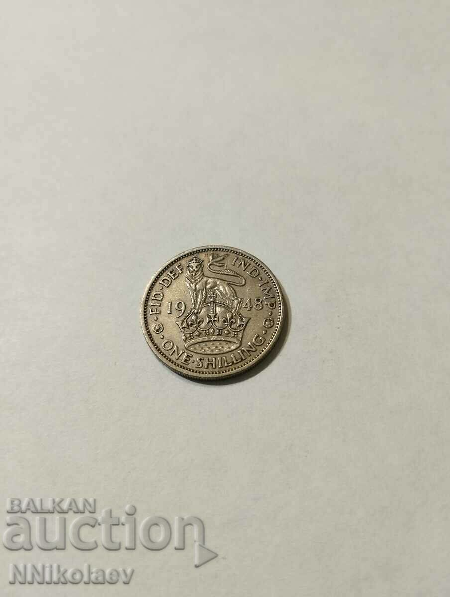 1 Shilling 1948 Great Britain with price 2.00 BGN | € 1.02