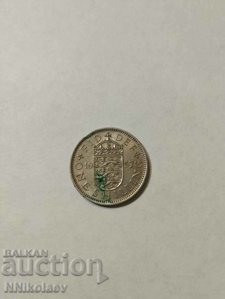 1 Shilling 1957 Great Britain with price 2.00 BGN | € 1.02 1 Shilling 1957 Great Britain with price 2.00 BGN | € 1.02