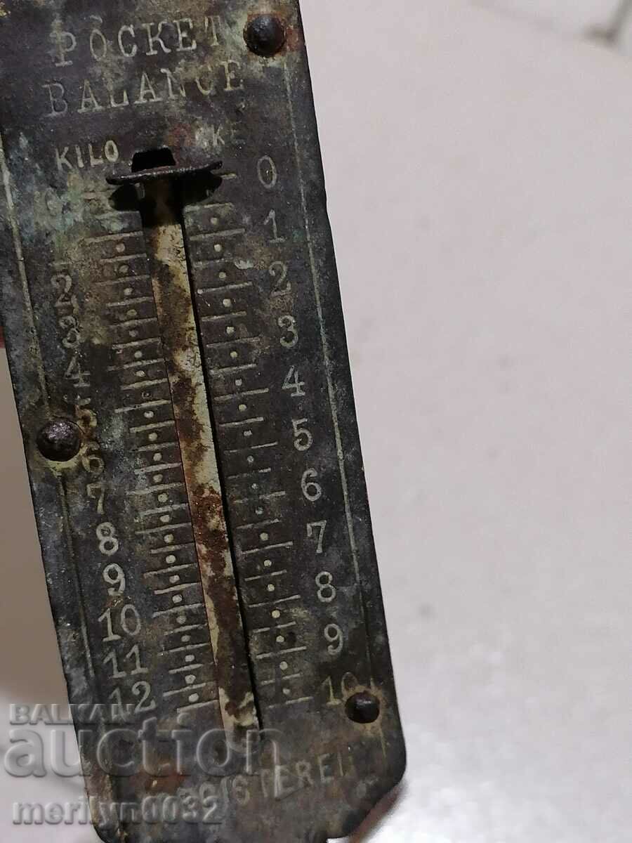 Παλιά κλίμακες τσέπη, kantarche, κλίμακες, Pallanza με τιμή 29.00 BGN | € 14.83