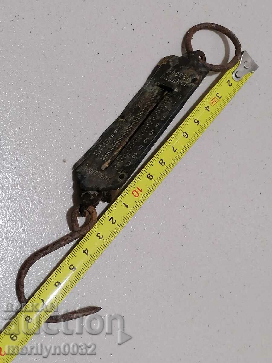 Δημοπρασία Παλιά κλίμακες τσέπη, kantarche, κλίμακες, Pallanza