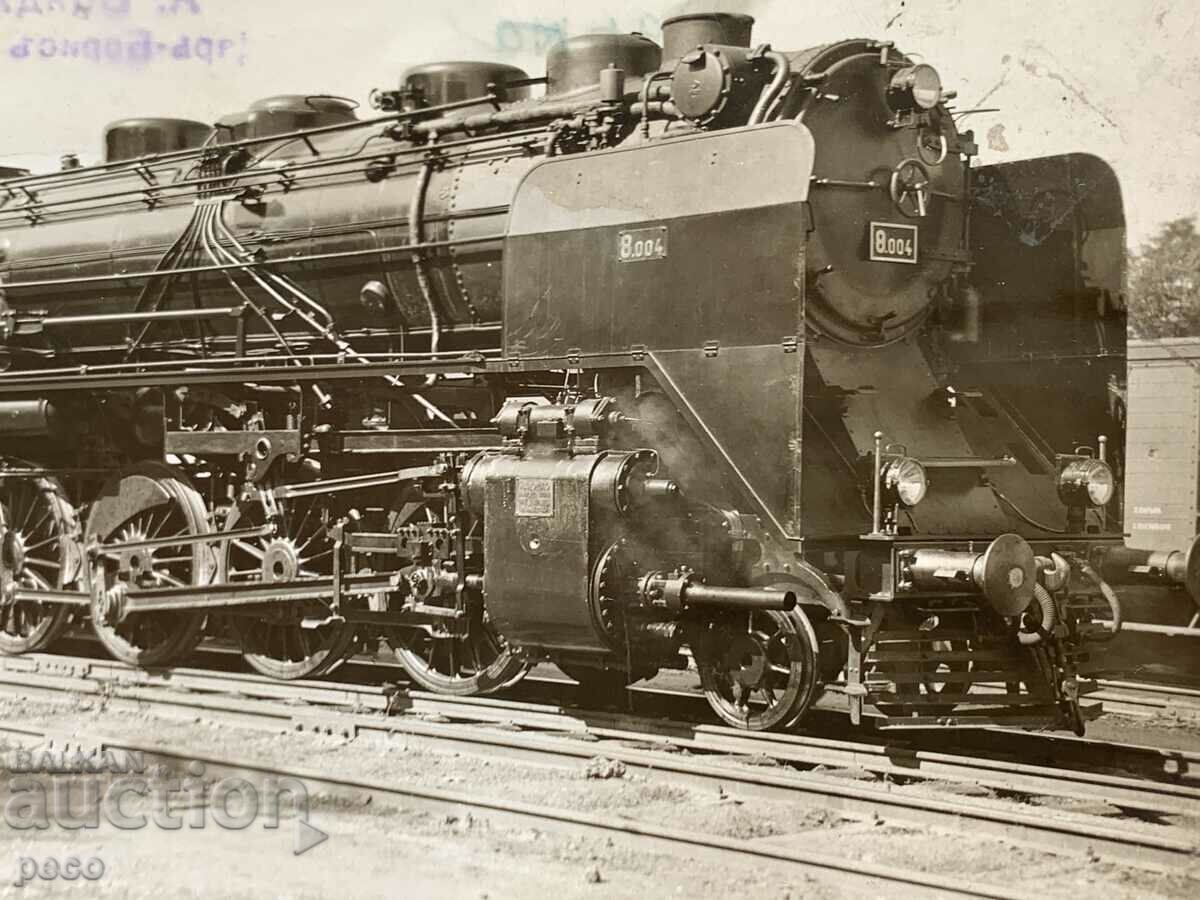 Foto veche a locomotivei cu preț € 10.00 | 19.56 BGN Foto veche a locomotivei cu preț € 10.00 | 19.56 BGN