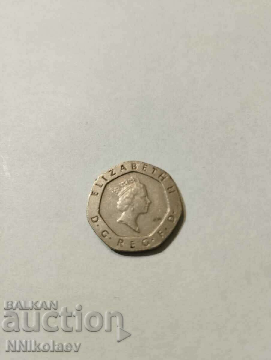 Delivery of Great Britain 20 pence 1988 Delivery of Great Britain 20 pence 1988