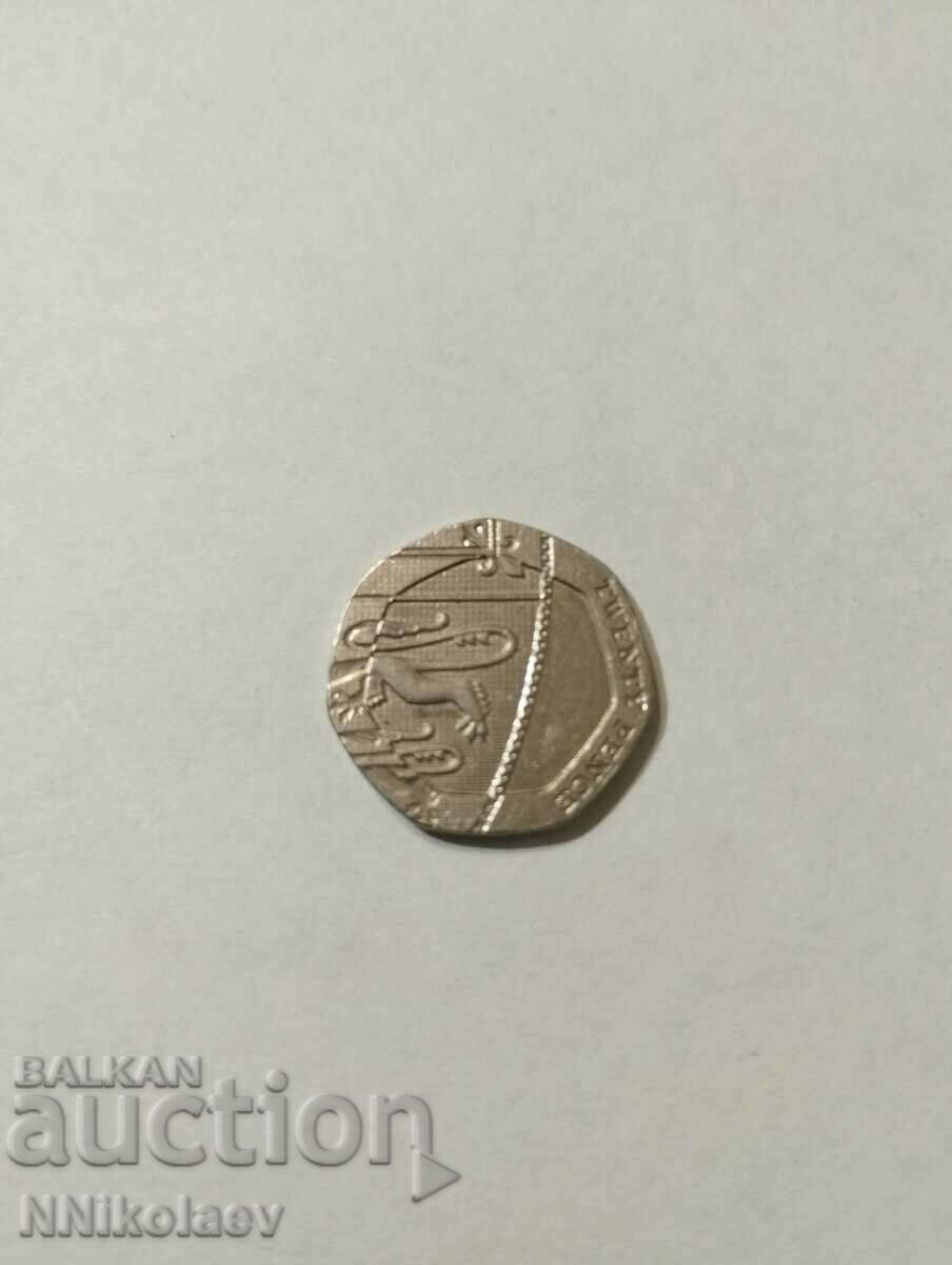 Delivery of Great Britain 20 pence 2011 Delivery of Great Britain 20 pence 2011