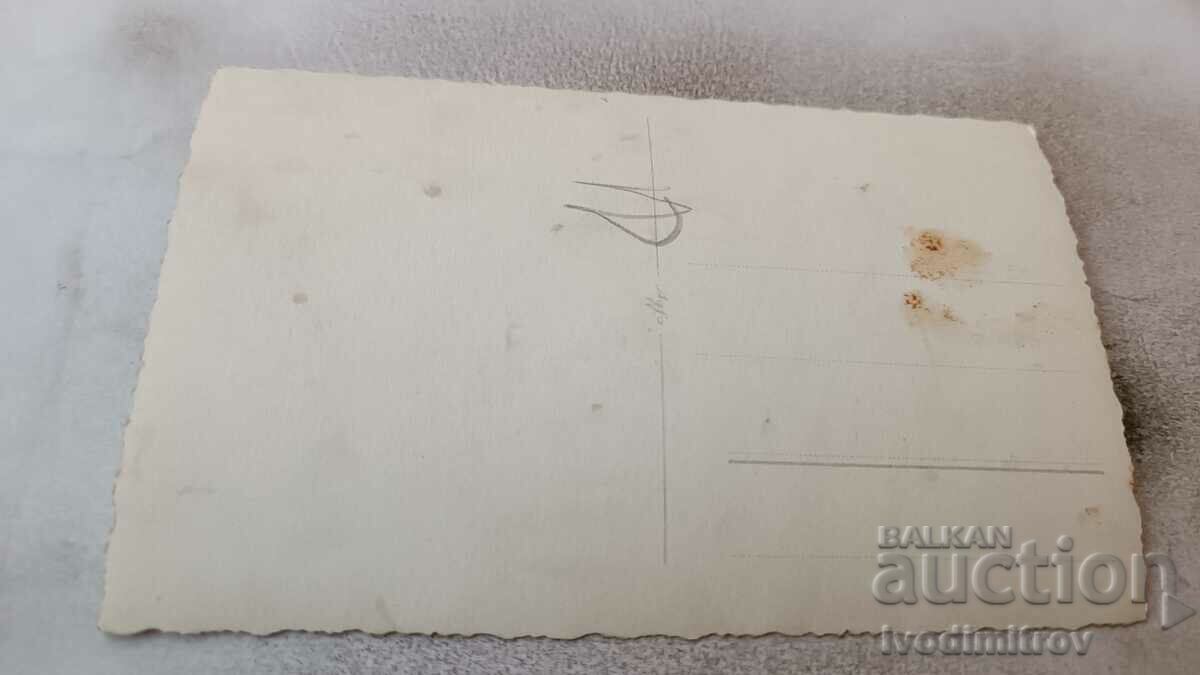 Photo Tryavna Young girl on a black horse 1944 with price 1.45 BGN | € 0.74