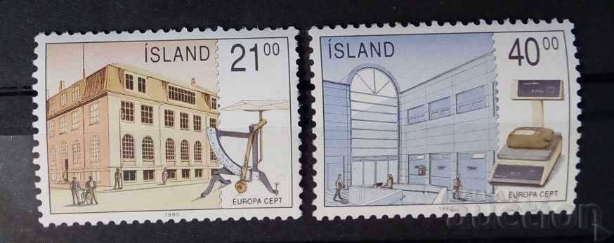 Ισλανδία 1990 Europe CEPT Buildings MNH