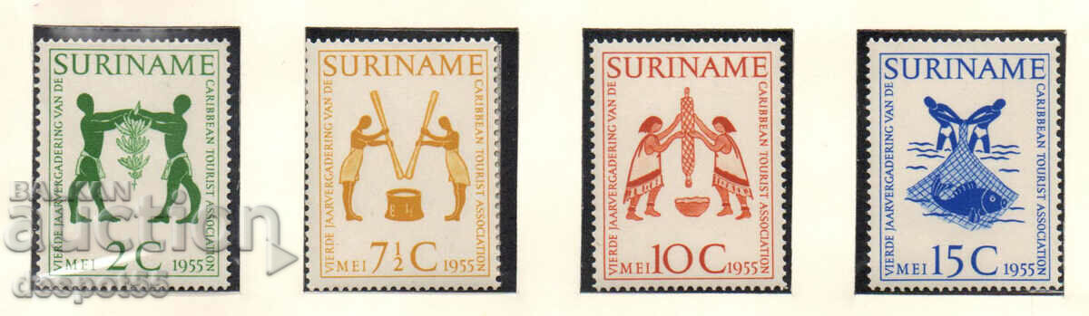 1955. Суринам. Среща на Карибската туристическа асоциация.