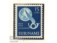 1954. Suriname. Air mail - 25 years of Surinam Airlines.