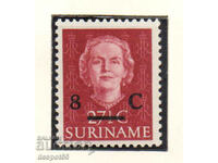 1958. Suriname. Issue of 1951 with surcharge.