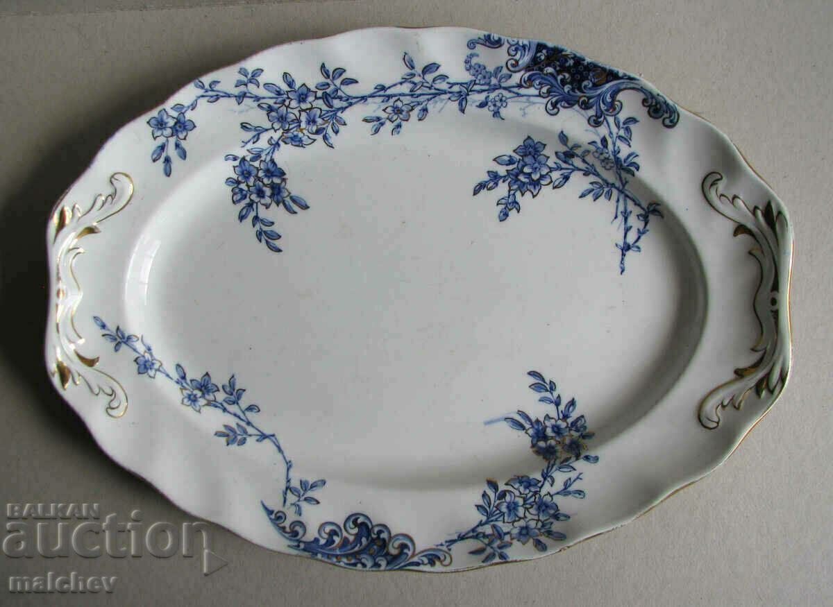 English Porcelain Plate 41cm Doulton Plate 1890s