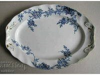 English Porcelain Plate 41cm Doulton Plate 1890s