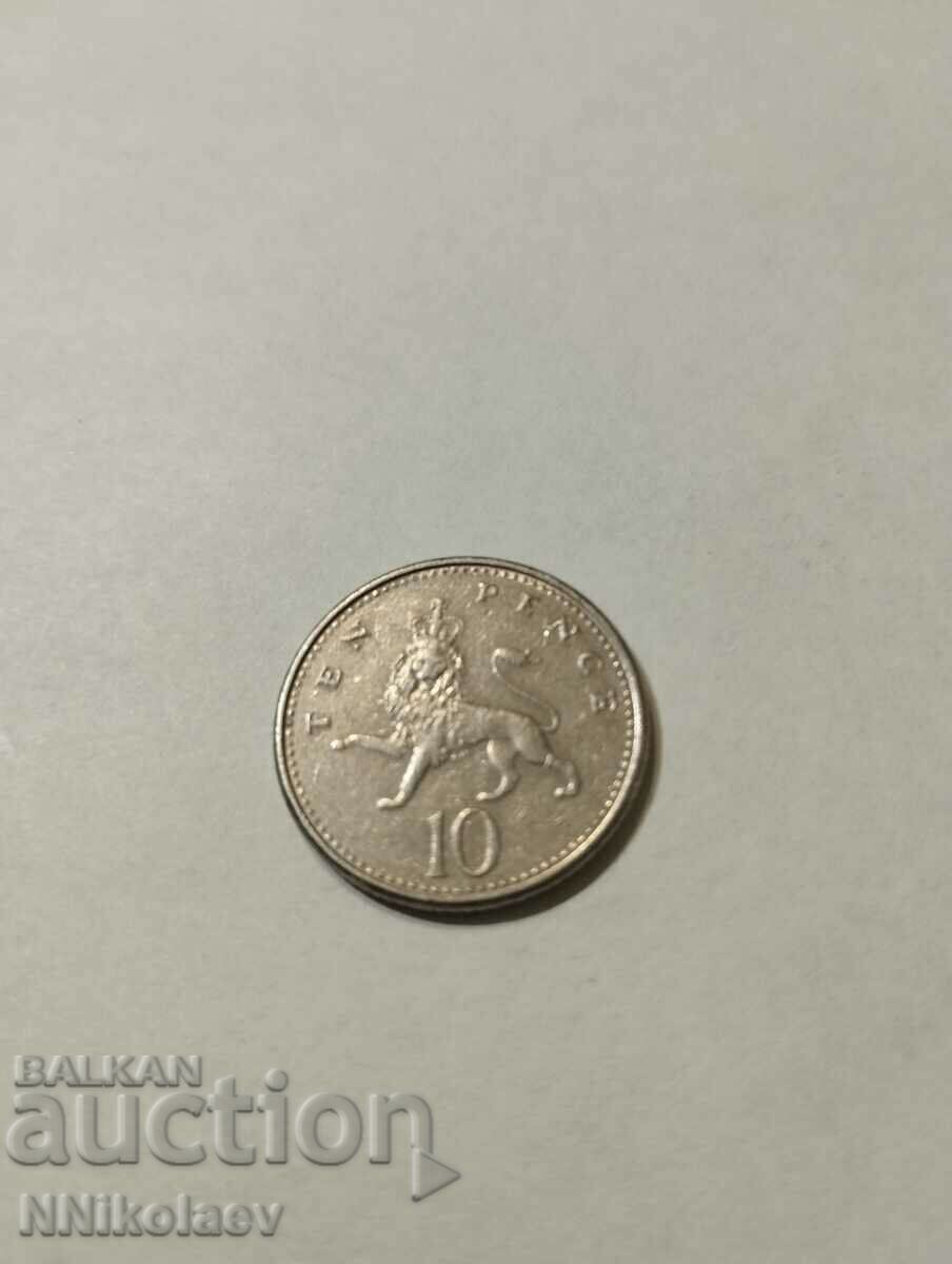 Great Britain 10 pence 1992 with price 1.00 BGN | € 0.51 Great Britain 10 pence 1992 with price 1.00 BGN | € 0.51