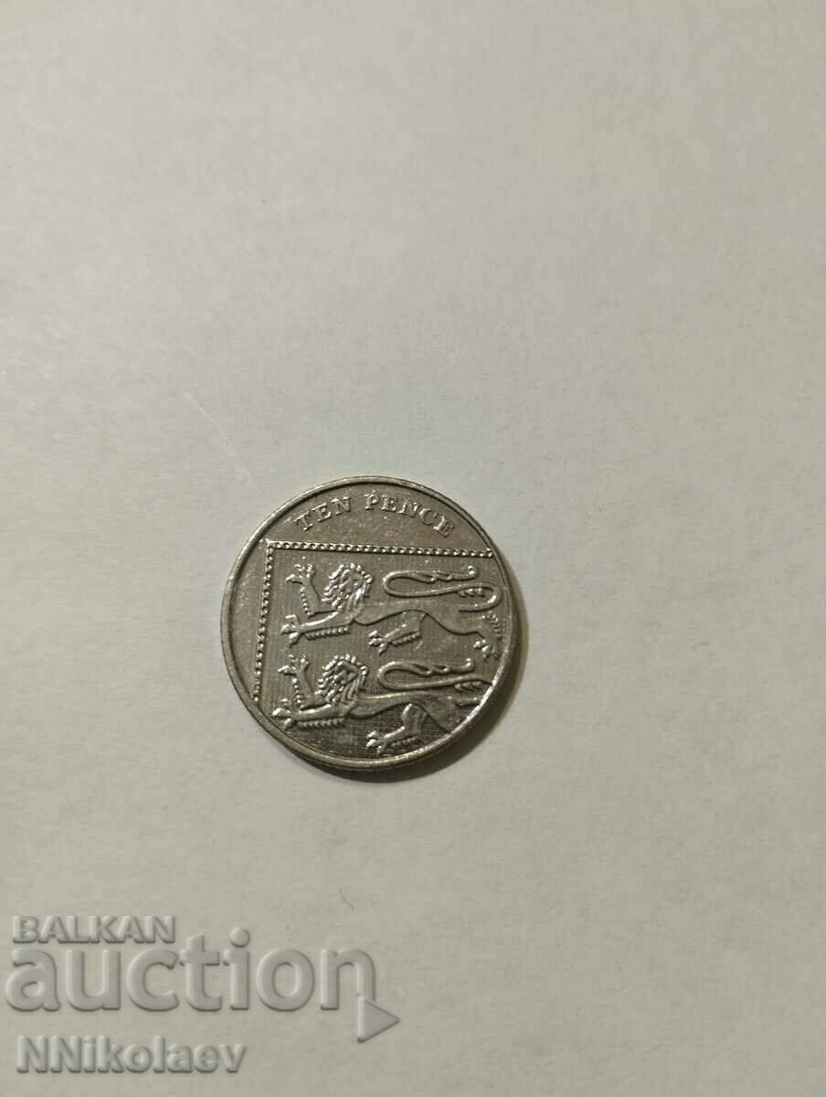 Μεγάλη Βρετανία 10 πένες 2013 με τιμή 1.00 BGN | € 0.51 Μεγάλη Βρετανία 10 πένες 2013 με τιμή 1.00 BGN | € 0.51