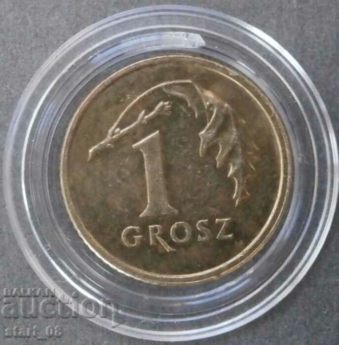 Полша 1 грош 2008