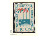 1956. Suriname. 10th Anniversary of the Caribbean Commission.