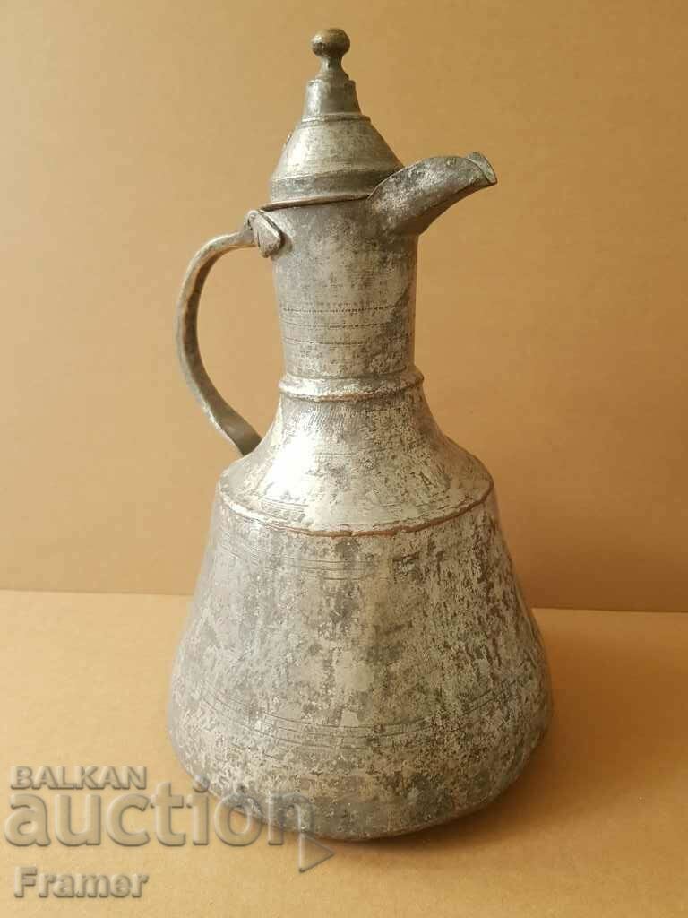 Unique Renaissance jug 19th century GYM Ibrik tas sahan blue with price 290.00 BGN | € 148.27