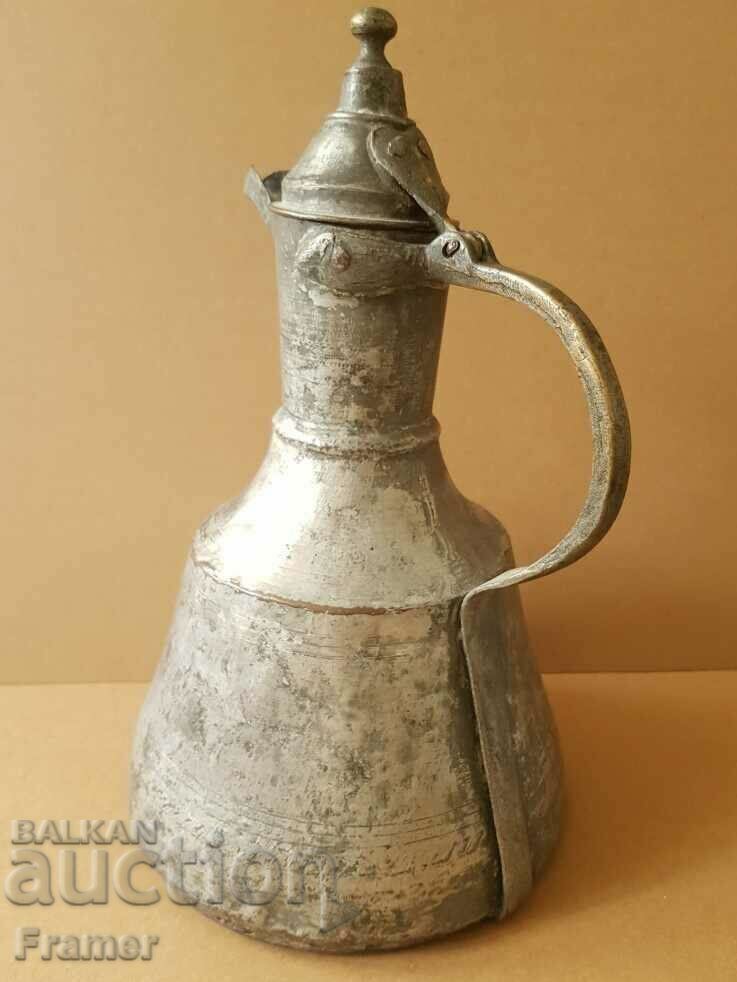 Delivery of Unique Renaissance jug 19th century GYM Ibrik tas sahan blue