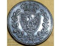 1 centesimo 1826 Italy Turin med