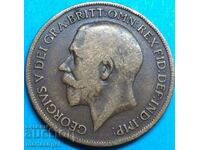 Great Britain 1 penny 1919 30mm